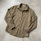 Suzanne | Women's Linen Blend Blouse with Classic Collar, Relaxed Fit Shirt | Everlasting Boutique