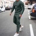 Theodor | Men's Long-Sleeve Tracksuit, Two-Piece Jogger Set | Everlasting Boutique | Green