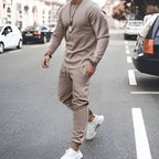 Theodor | Men's Long-Sleeve Tracksuit, Two-Piece Jogger Set | Everlasting Boutique | Green