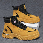 Thomas | Men's Work Boots with Dial Lock System, Heavy Duty Safety Boots | Everlasting Boutique | Yellow