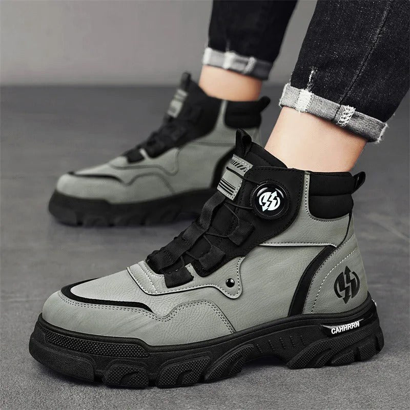 Thomas | Men's Work Boots with Dial Lock System, Heavy Duty Safety Boots | Everlasting Boutique