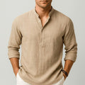 Thomas | Men's Linen Shirt with a Classic Collar – an Elegant Summer Shirt | Everlasting Boutique
