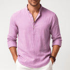 Thomas | Men's Linen Shirt with a Classic Collar – an Elegant Summer Shirt | Everlasting Boutique