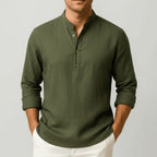 Thomas | Men's Linen Shirt with a Classic Collar – an Elegant Summer Shirt | Everlasting Boutique