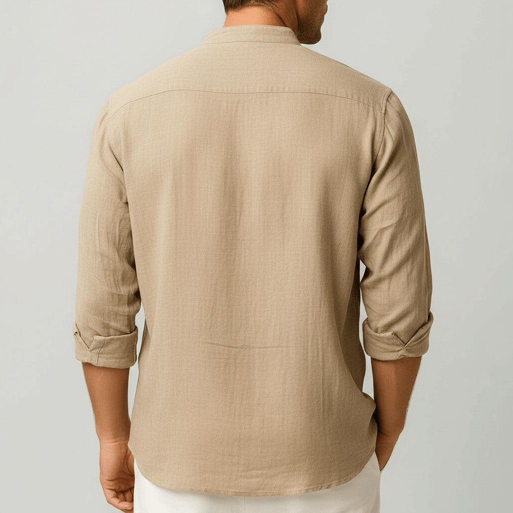 Thomas | Men's Linen Shirt with a Classic Collar – an Elegant Summer Shirt | Everlasting Boutique