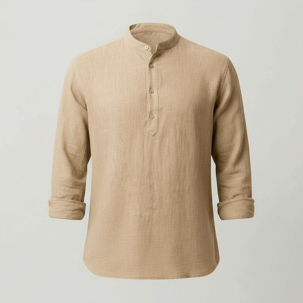 Thomas | Men's Linen Shirt with a Classic Collar – an Elegant Summer Shirt | Everlasting Boutique
