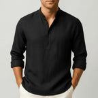 Thomas | Men's Linen Shirt with a Classic Collar – an Elegant Summer Shirt | Everlasting Boutique