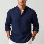 Thomas | Men's Linen Shirt with a Classic Collar – an Elegant Summer Shirt | Everlasting Boutique
