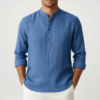 Thomas | Men's Linen Shirt with a Classic Collar – an Elegant Summer Shirt | Everlasting Boutique