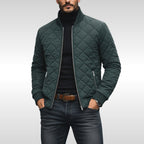 Tristan | Men's Quilted Jacket, Lightweight Autumn Coat | Everlasting Boutique | Turquoise