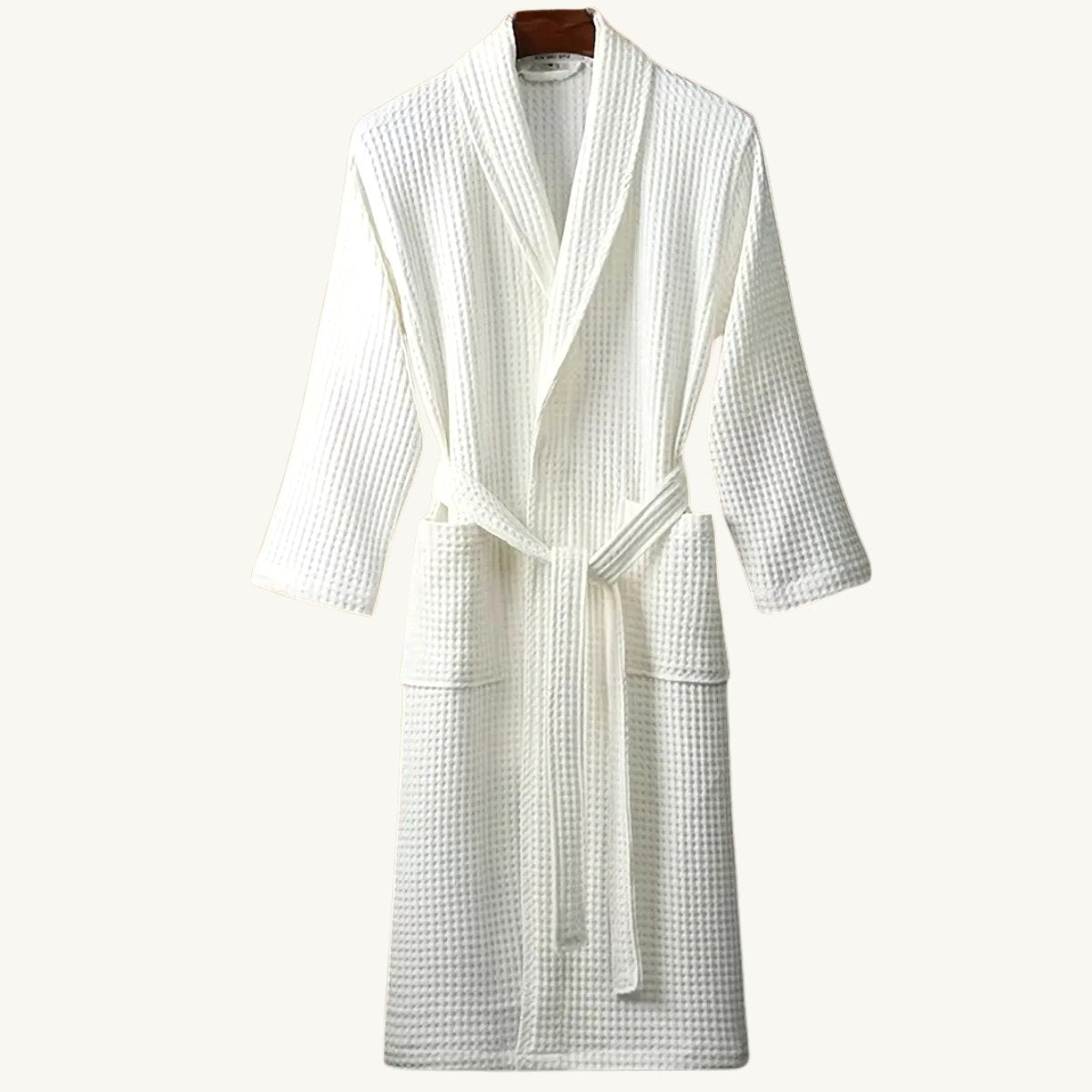 Tyler | Men's Cotton Waffle Lightweight Bathrobe, Spa Robe with Belt | Animated Apparel