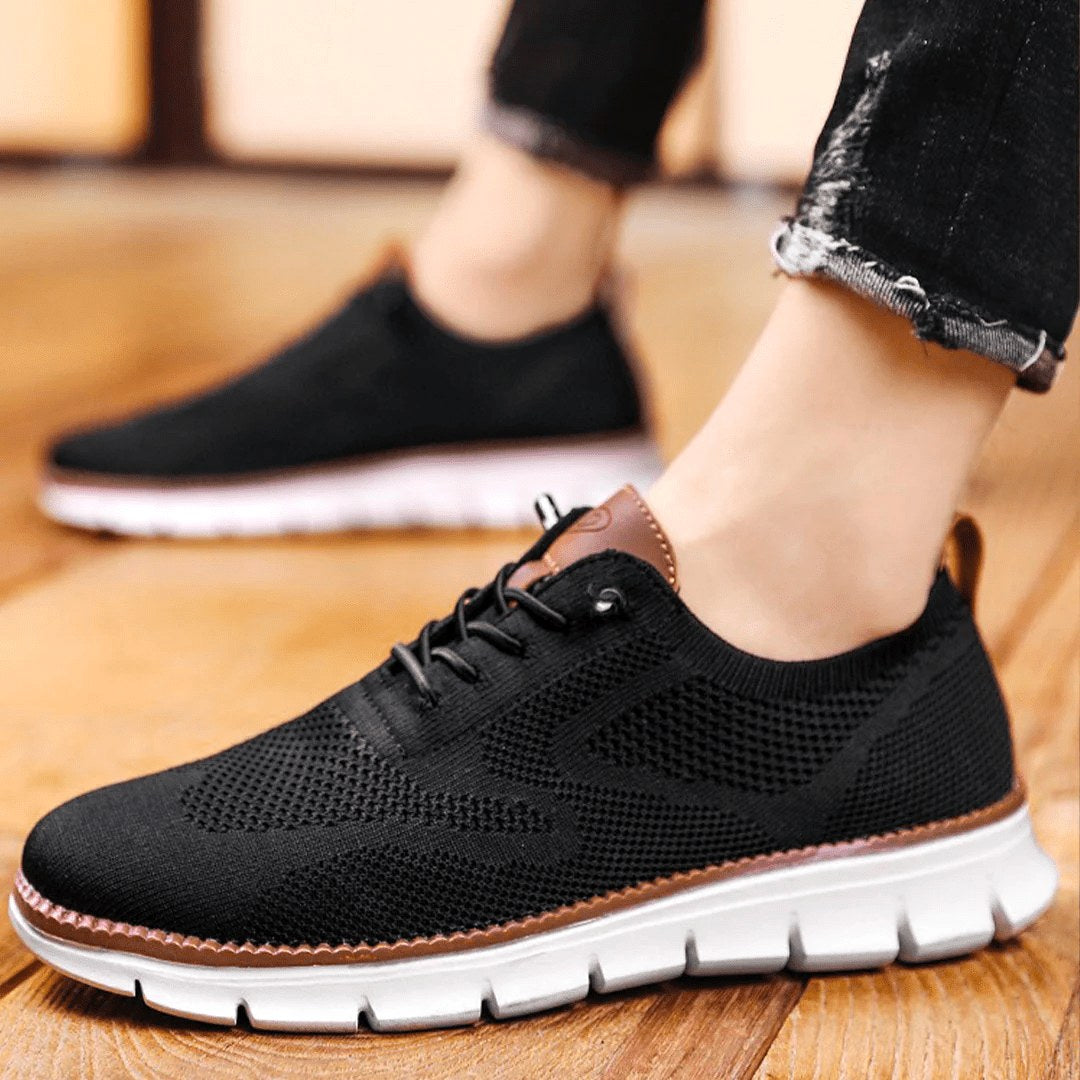 Ulrich | Men's Breathable Everyday Shoes, Comfort Shoes for Daily Use | Everlasting Boutique | Caramel