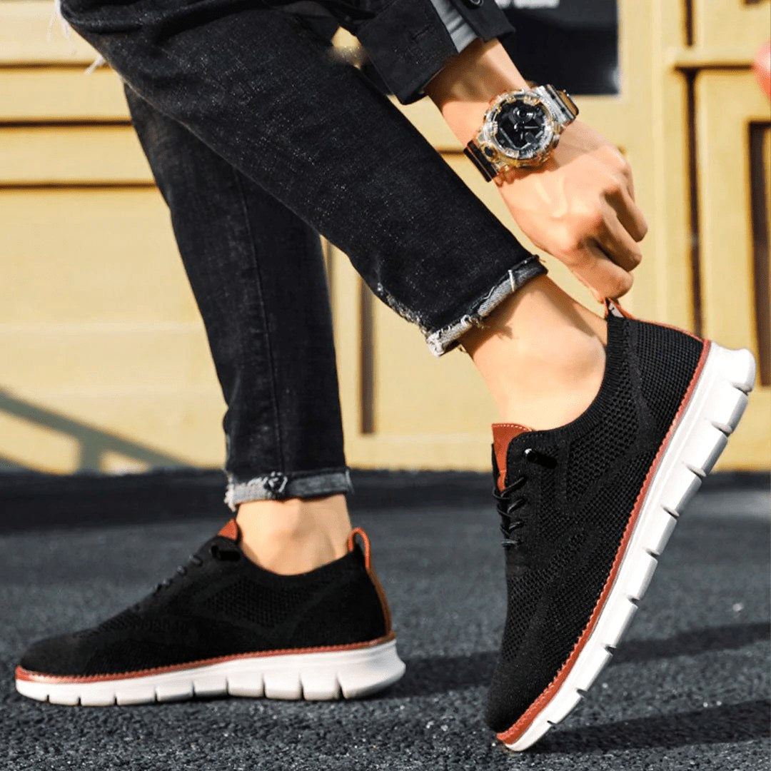 Ulrich | Men's Breathable Everyday Shoes, Comfort Shoes for Daily Use | Everlasting Boutique | Brown