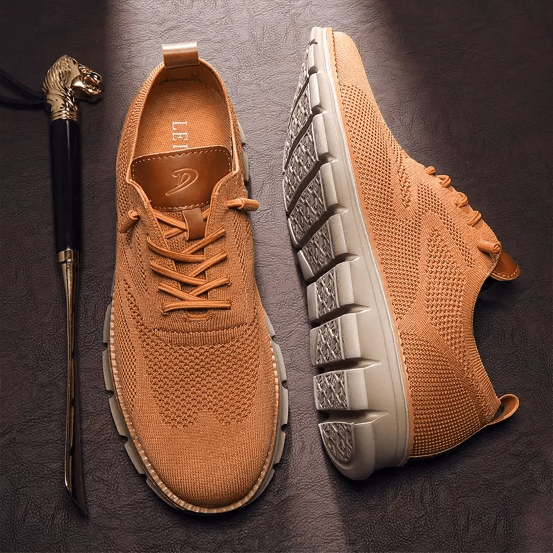 Ulrich | Men's Breathable Everyday Shoes, Comfort Shoes for Daily Use | Everlasting Boutique | Brown