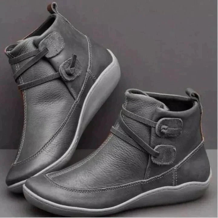 Amanda | Women's Orthopedic Leather Ankle Boots, Waterproof Autumn Boots | Everlasting Boutique