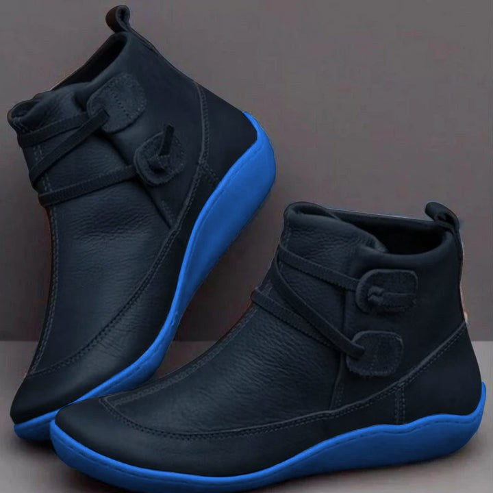 Amanda | Women's Orthopedic Leather Ankle Boots, Waterproof Autumn Boots | Everlasting Boutique