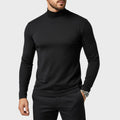 Uwe | Men's Turtleneck Jumper with Slim Fit, Elegant Autumn Jumper | Everlasting Boutique | Black