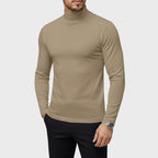 Uwe | Men's Turtleneck Jumper with Slim Fit, Elegant Autumn Jumper | Everlasting Boutique | Black