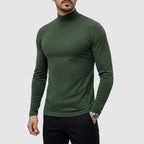 Uwe | Men's Turtleneck Jumper with Slim Fit, Elegant Autumn Jumper | Everlasting Boutique | Black