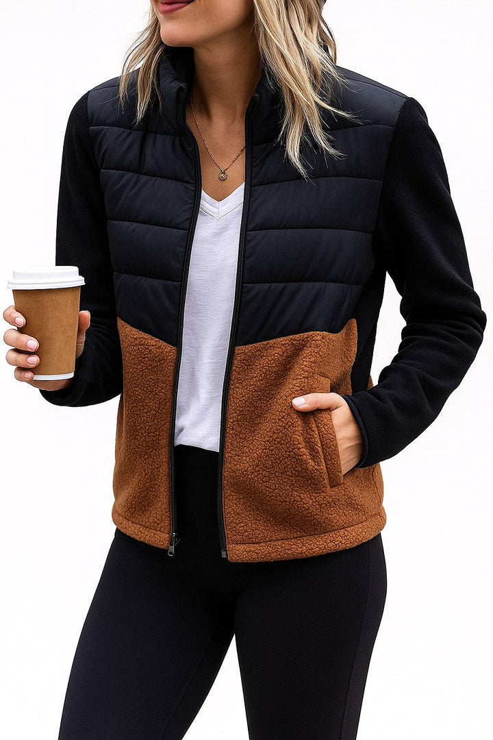 Valerie | Women's Lightweight Puffer Jacket, Fleece-Lined Autumn Coat | Everlasting Boutique