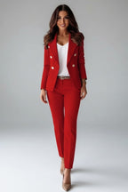 Valerie | Women's Tailored Blazer Suit, High-Waisted Trouser Suit | Everlasting Boutique