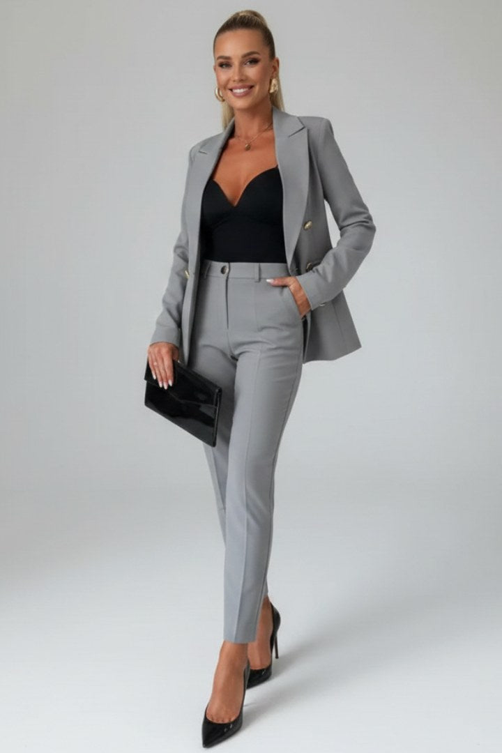 Valerie | Women's Tailored Blazer Suit, High-Waisted Trouser Suit | Everlasting Boutique