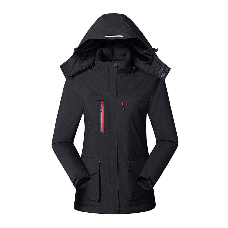 Victoire | Women's Hooded Heated Jacket with USB Power, Adjustable Temperature Jacket | Everlasting Boutique
