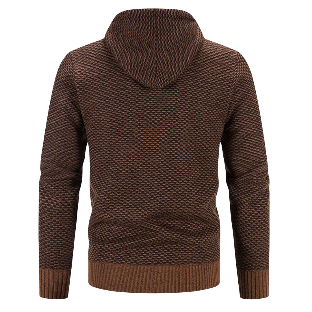 Viktor | Men's Premium Hoodie, Elegant Hooded Sweatshirt | Everlasting Boutique | Brown