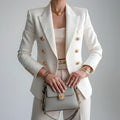 Vivienne | Women's Double-Breasted Blazer, Notch Lapel Blazer Suit | Everlasting Boutique