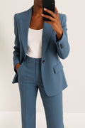 Vivienne | Women's Tailored Blazer and Trouser Set, Perfect for Everyday Wear | Everlasting Boutique | Blue