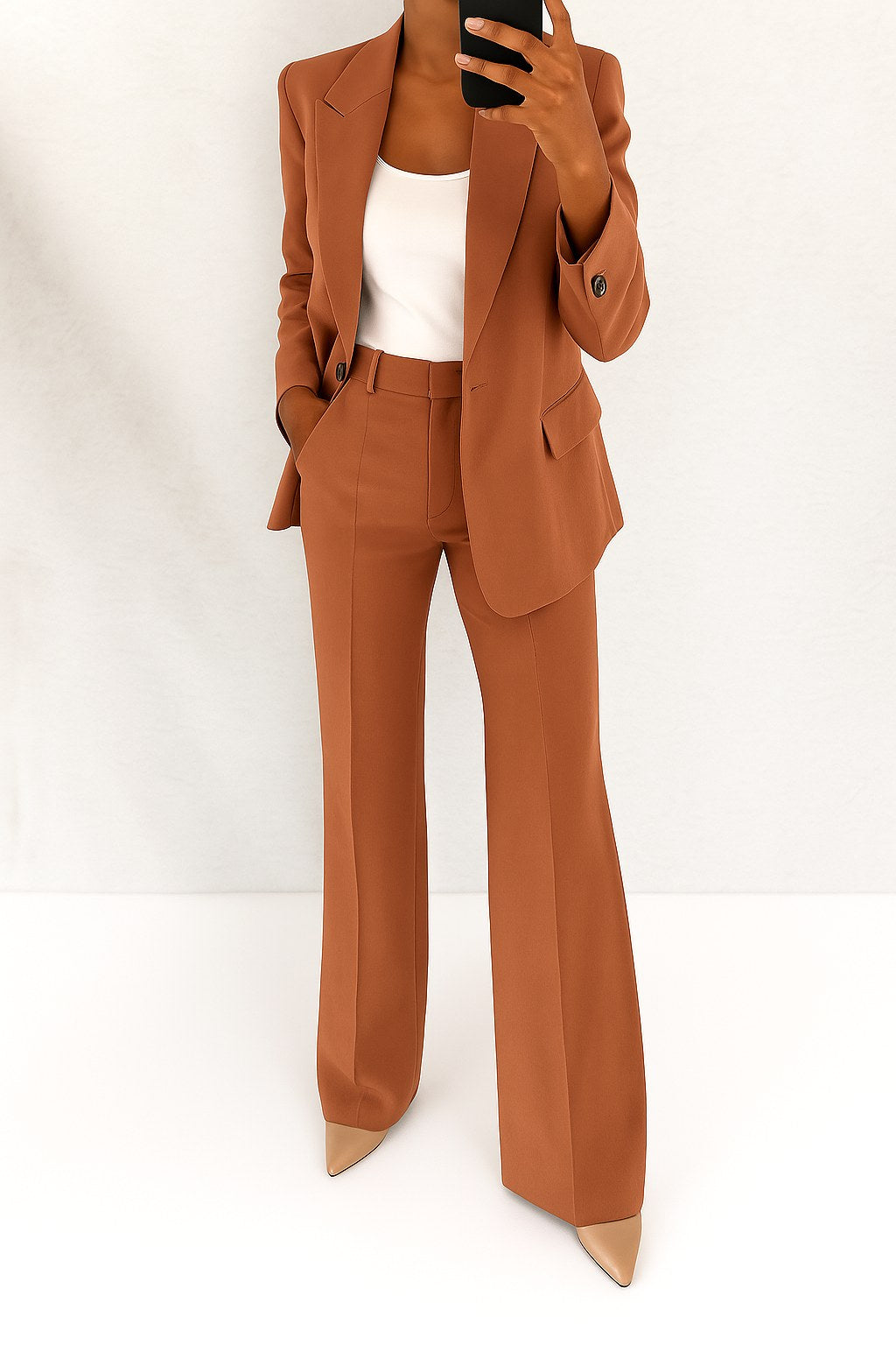 Vivienne | Women's Tailored Blazer and Trouser Set, Perfect for Everyday Wear | Everlasting Boutique | Pink