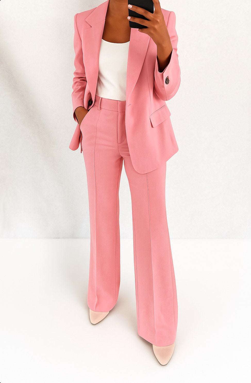 Vivienne | Women's Tailored Blazer and Trouser Set, Perfect for Everyday Wear | Everlasting Boutique | Black