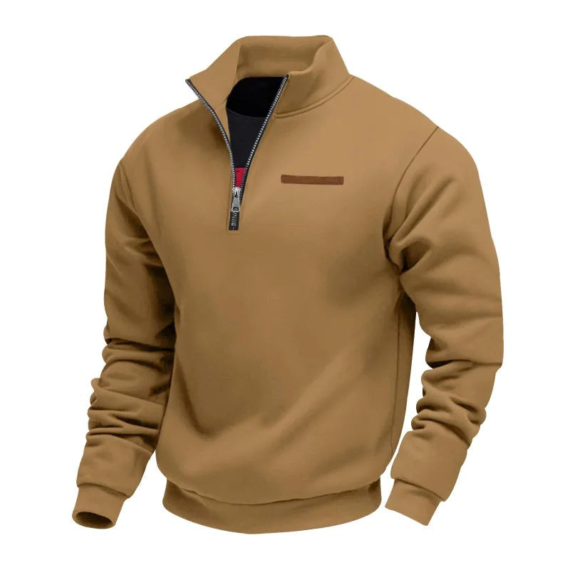 Waldemar | Men's Fleece Jumper, Casual Men's Sweatshirt | Everlasting Boutique | Beige