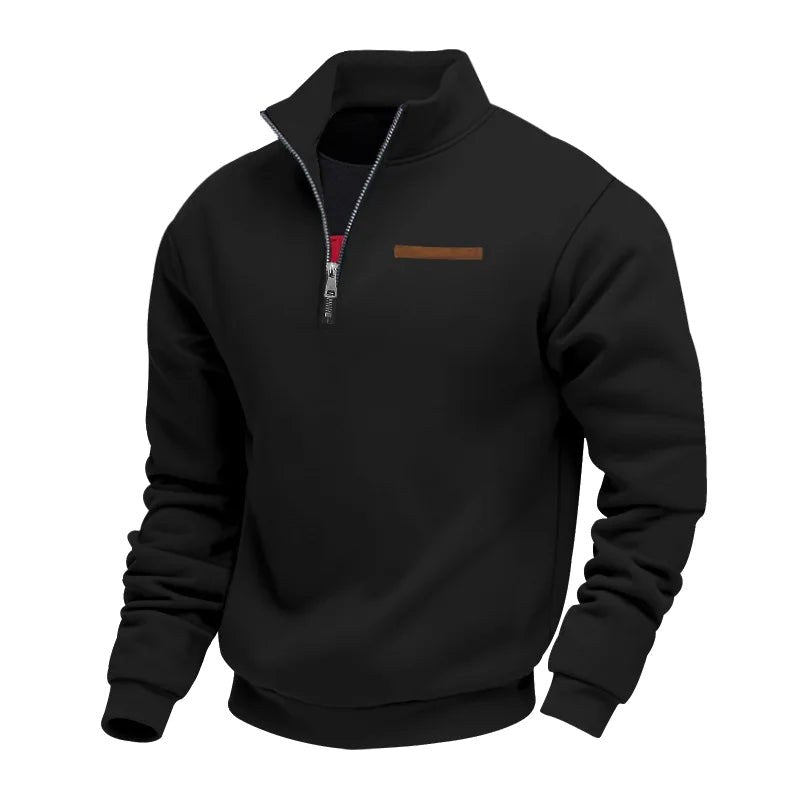 Waldemar | Men's Fleece Jumper, Casual Men's Sweatshirt | Everlasting Boutique | Brown