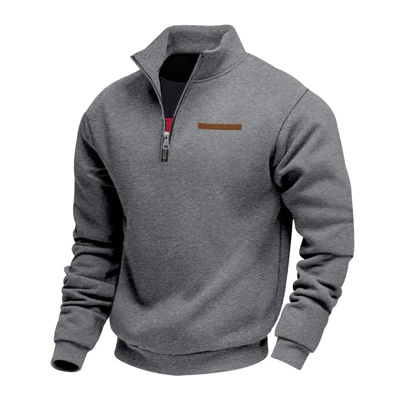 Waldemar | Men's Fleece Jumper, Casual Men's Sweatshirt | Everlasting Boutique | Brown