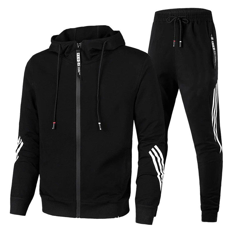 Warren | Men's Relaxed-Fit Tracksuit, Contemporary Two-Piece Set | Everlasting Boutique