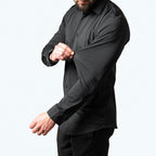 William | Men's Elastic Wrinkle-Resistant Shirt, Long-Sleeve Formal Shirt | Everlasting Boutique