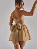 Zoe | Women's Strapless Sequin Mini Dress, Flared Party Dress | Everlasting Boutique